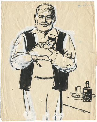 Морев Анатолий Николаевич. Портрет Э. Хемингуэя